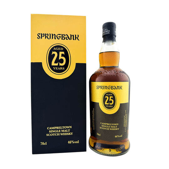 Springbank 25 Year Old Single Malt Scotch Whisky
