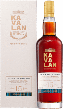Kavalan Four Cask Matured 15 Year Old Single Malt Whisky
