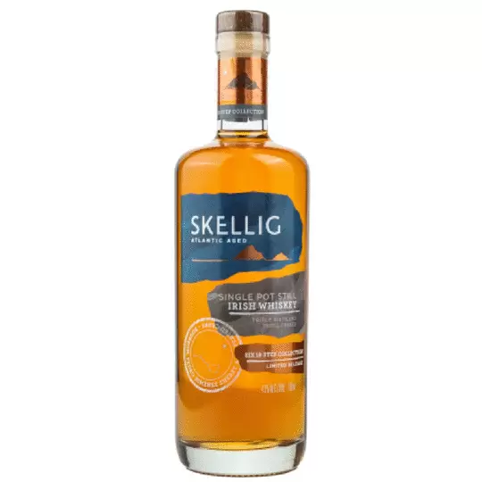 Skellig Six 18 Triple Distilled Triple Casked Single Pot Still Irish Whiskey