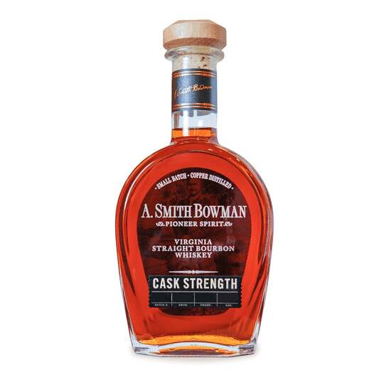 A Smith Bowman Distillery Bowmans Cask Strength Straight Bourbon Whiskey