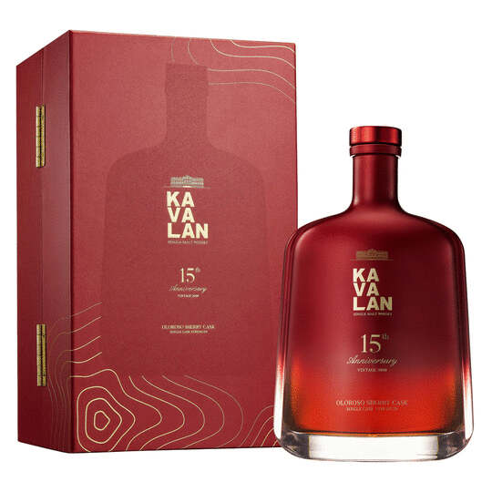 Kavalan 15th Anniversary Oloroso Sherry Cask Matured Vintage Single Malt Whisky