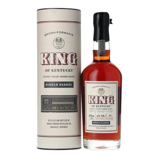Brown Formans King Of Kentucky 2020 14 Year Old Single Barrel Bourbon