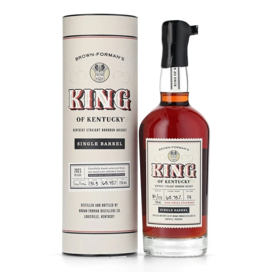 Brown Formans King Of Kentucky 2021 14 Year Old Single Barrel Bourbon