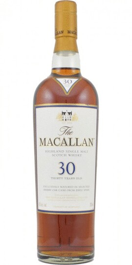 The Macallan 30 Year Old Sherry Oak Single Malt Scotch Whisky No Box