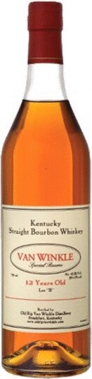 Old Rip Van Winkle Van Winkle Special Reserve 12 Year Old Lot B Bourbon