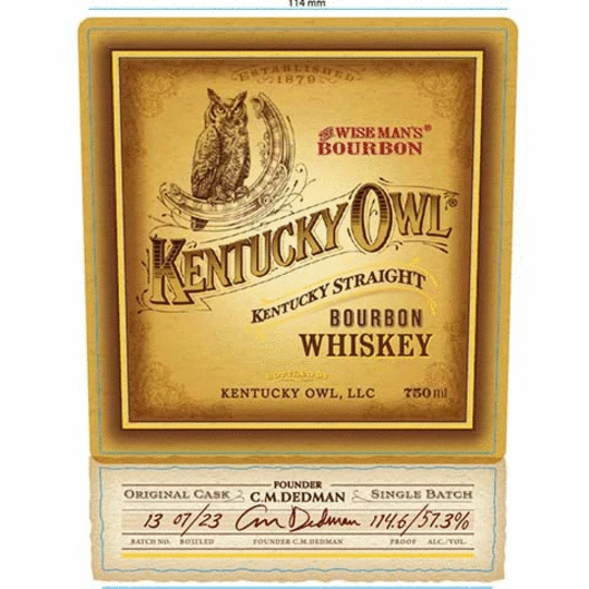 Kentucky Owl Straight Bourbon Whiskey
