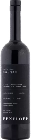 Penelope Project X Cognac Cask Finish Straight Bourbon Whiskey