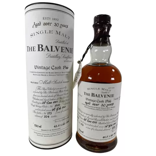 The Balvenie Thirty 30 Year Single Malt Scotch Whisky