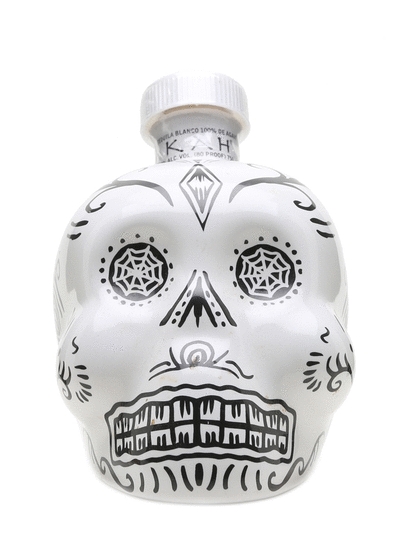 Kah Tequila Blanco Ceramic Skull