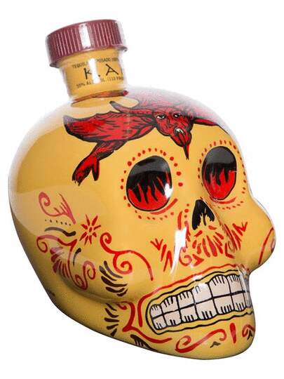 Kah Tequila Reposado Ceramic Skull