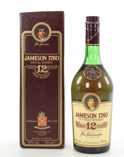 Jameson 1780 Special Reserve 12 Year Old 1990s Bottling