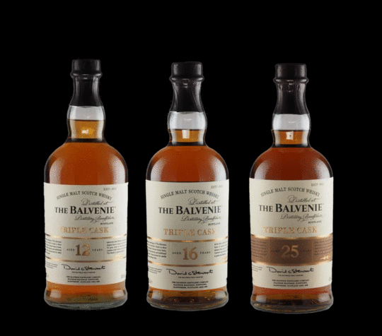 Balvenie Triple Cask 12, 16 & 25 Year Old Scotch