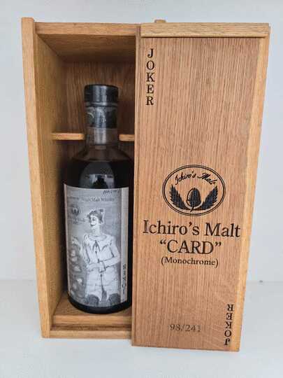 Ichiros Malt Hanyu Joker Card Monochrome Single Malt Whisky