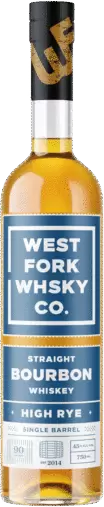 West Fork Whiskey Co High Rye Straight Bourbon Whiskey