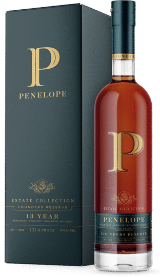 Penelope Estate Collection 13 Year Old Founders Reserve Straight Bourbon Whiskey