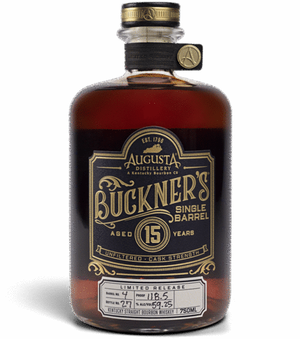 Augusta Distillery Buckners Single Barrel 15 Year Old Straight Bourbon Whiskey
