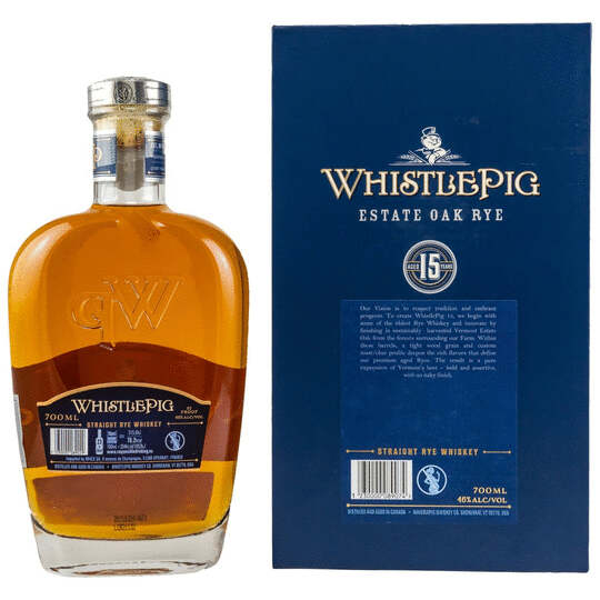 Whistlepig Farm 15 Year Old Straight Rye Whiskey