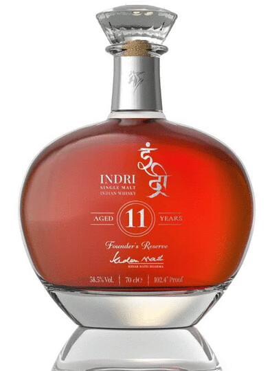 Indri Founders Reserve 11 Year Old Indian Single Malt Whisky