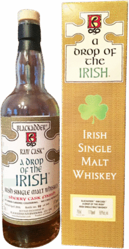 Blackadder A Drop Of The Irish Sherry Cask Finish Raw Cask Single Malt Whiskey