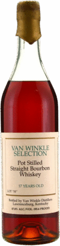 Old Rip Van Winkle Selection 17 Year Old Pot Stilled Straight Bourbon Whiskey