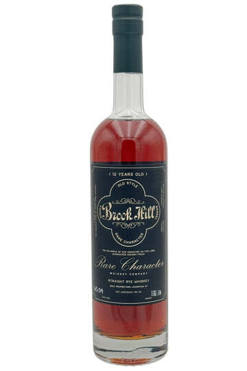 Rare Character Brook Hill Single Barrel 12 Year Old Kentucky Straight Bourbon Whiskey