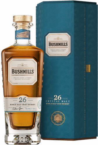 Bushmills Crystal Malt 26 Year Old Single Malt Irish Whiskey