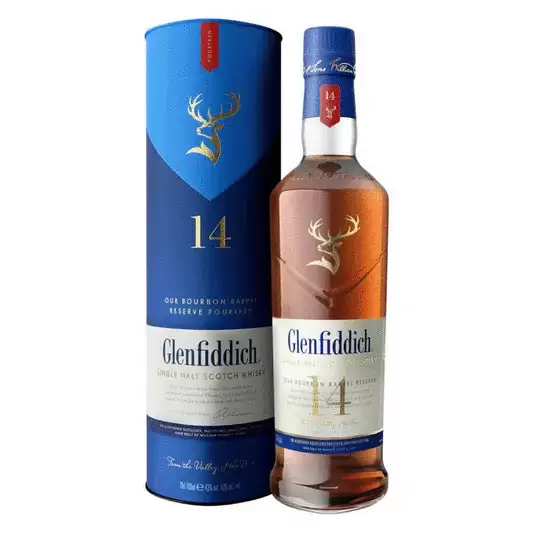 Glenfiddich Bourbon Barrel Reserve 14 Year Old Scotch