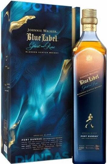 Johnnie Walker Blue Label Ghost And Rare Port Dundas Blended Scotch Whisky