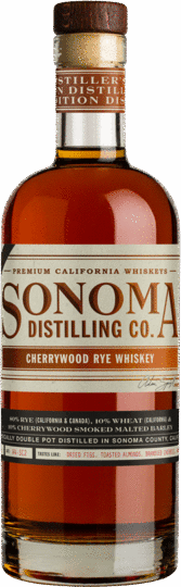 Sonoma County Distilling Co Cherrywood Rye Whiskey