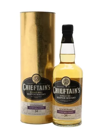Chieftains Springbank 34 Year Old Single Malt Scotch Whisky
