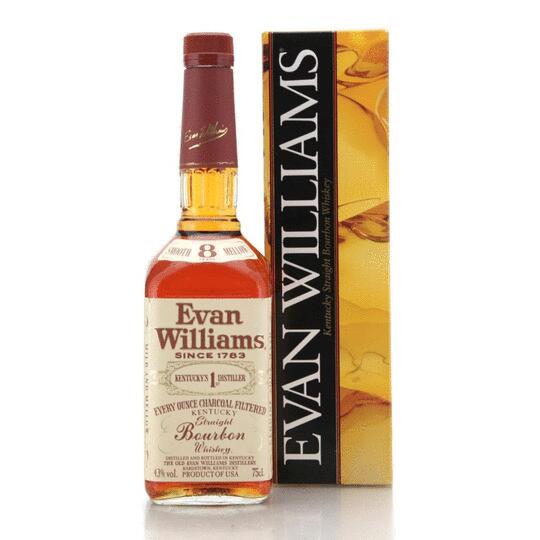 Evan Williams 8 Year Old Kentucky Straight Bourbon Whiskey