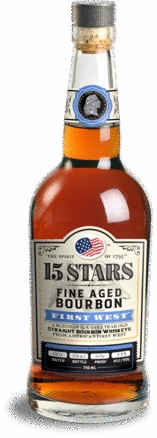 15 Stars First West Blend Of Straight Bourbon Whiskeys