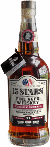 15 Stars Three Kings 11 Year Old Blended Whiskey