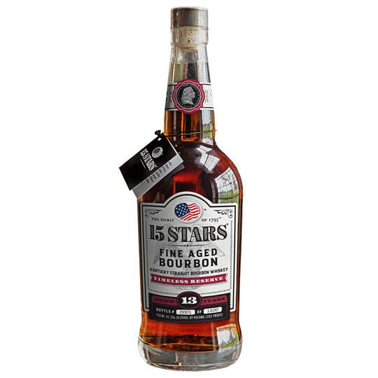 15 Stars Timeless Reserve 13 Year Old Fine Aged Straight Bourbon Whiskey