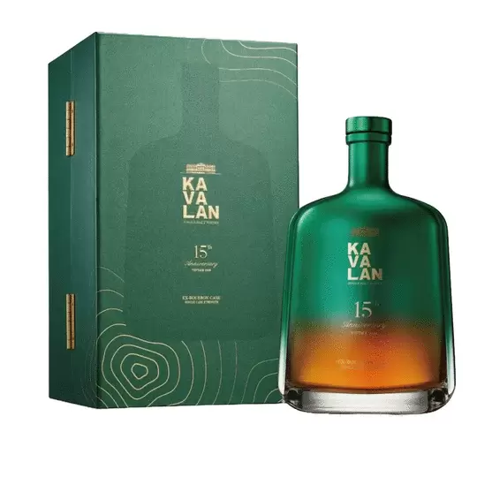 Kavalan 15th Anniversary Bourbon Cask Matured Vintage Single Malt Whisky