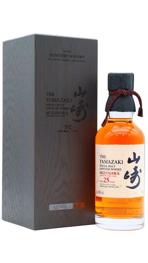 Suntory The Yamazaki 25 Year Old Mizunara Oak Single Malt Whisky