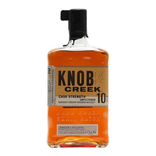 Knob Creek 10 Year Old Cask Strength Bourbon Travellers Exclusive