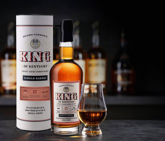 Brown Formans King Of Kentucky 2025 17 Year Old Single Barrel Bourbon