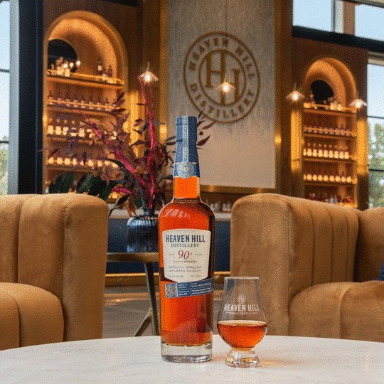 Heaven Hill 90th Anniversary 9 Year Old Bourbon Whiskey