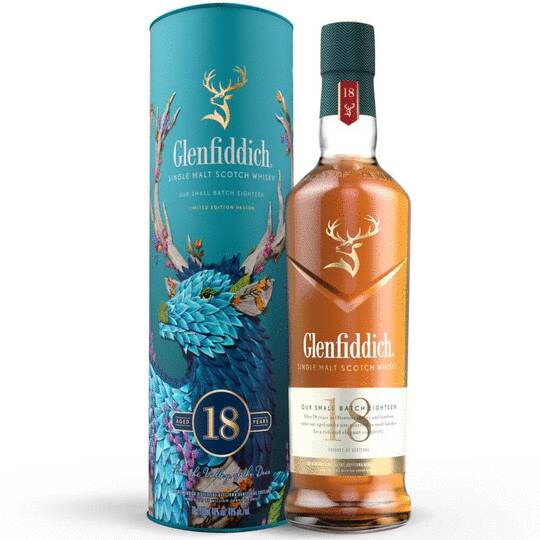 Glenfiddich Limited Edition Festive Design 18 Year Old