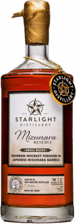 Starlight Distillery Japanese Mizunara Reserve Finished Bourbon Whiskey
