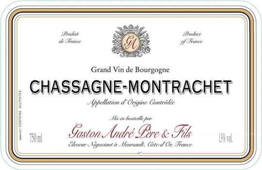 Gaston Andre Pere Fils Chassagne Montrachet