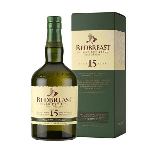 Redbreast 15 Year Old Pure Pot Still Single Malt Irish Whiskey