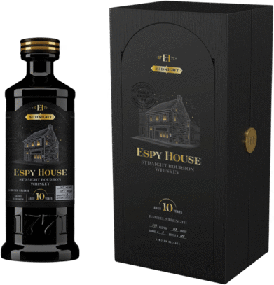 Espy House Midnight 10 Year Old Barrel Strength Bourbon Whiskey