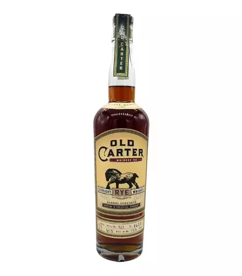 Old Carter Barrel Strength Straight Rye Whiskey