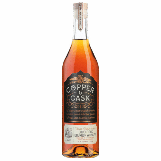 Copper Cask Small Batch Series Double Oak 7 Year Old Straight Bourbon Whiskey