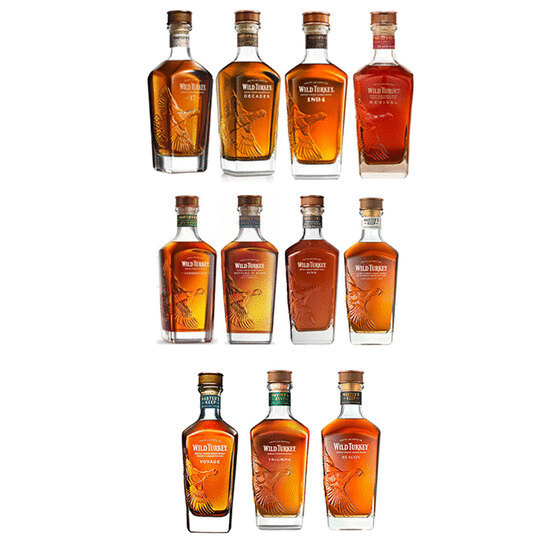 Wild Turkey Masters Keep 1 11 Full Set Whiskey Bundle