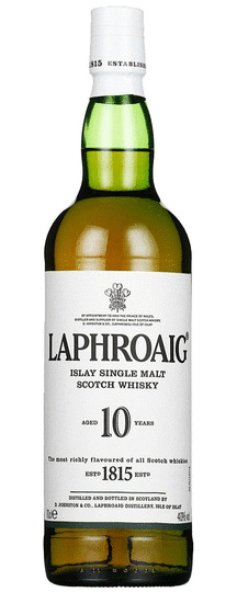 Laphroaig 10 Year Old Single Malt Scotch Whisky No Canister