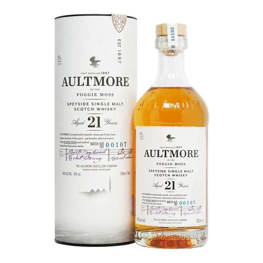 Aultmore 21 Year Old Single Malt Scotch Whisky