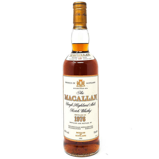 The Macallan 18 Year Old Sherry Oak Single Malt Scotch Whisky No Box